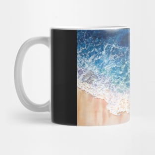 Lace on the Beach, waves Mug